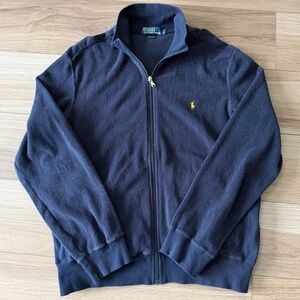 Polo Ralph Lauren Terry Cloth Jacket Navy